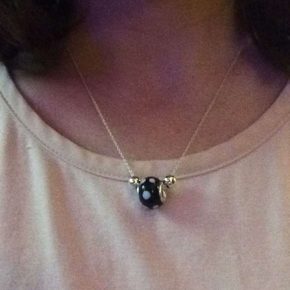 Murano Style Glass Bead Necklace & Earrings Set - Picture 8 of 8